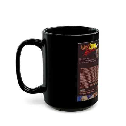 WOOD CHIPPER MASSACRE (VHS COVER) - Black Coffee Mug - Go Mug Yourself