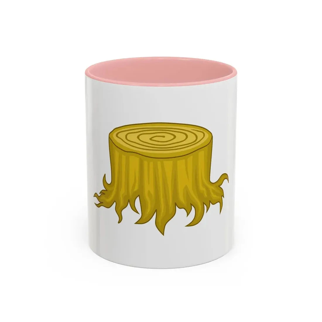 Wood Stock Badge of Edward III - Accent Coffee Mug 11oz Pink - Go Mug Yourself