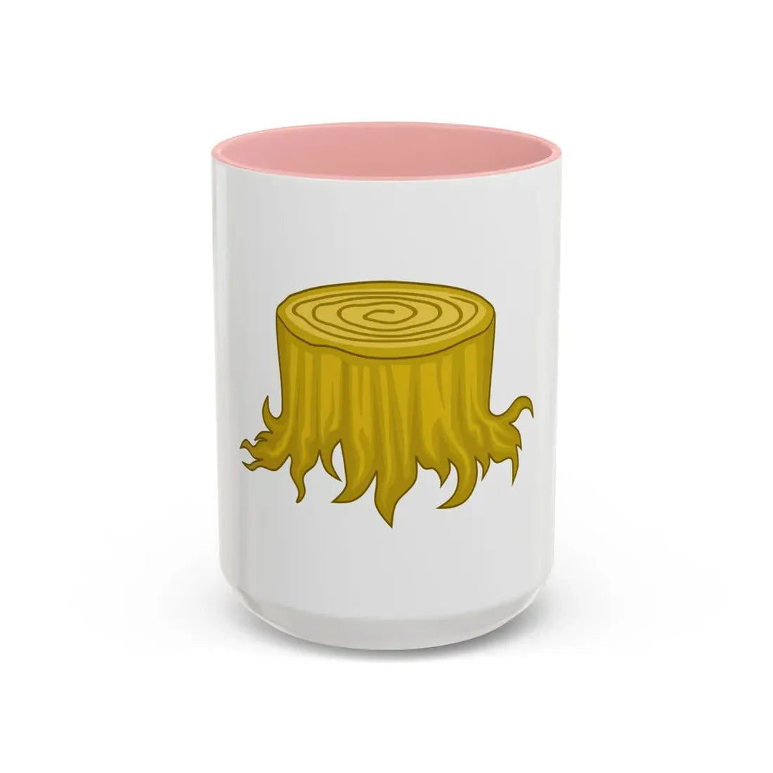 Wood Stock Badge of Edward III - Accent Coffee Mug 15oz Pink - Go Mug Yourself