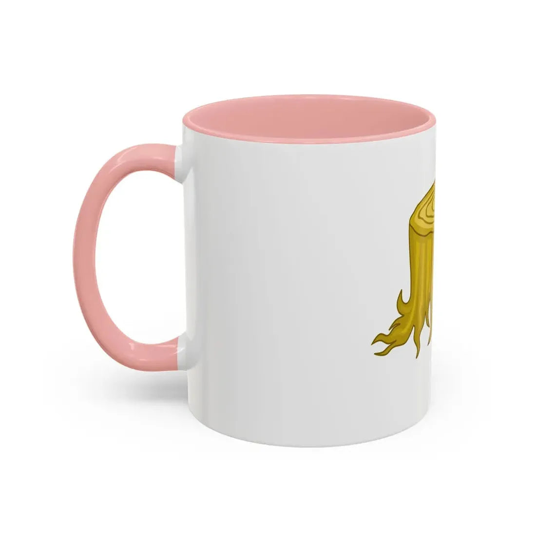 Wood Stock Badge of Edward III - Accent Coffee Mug - Go Mug Yourself