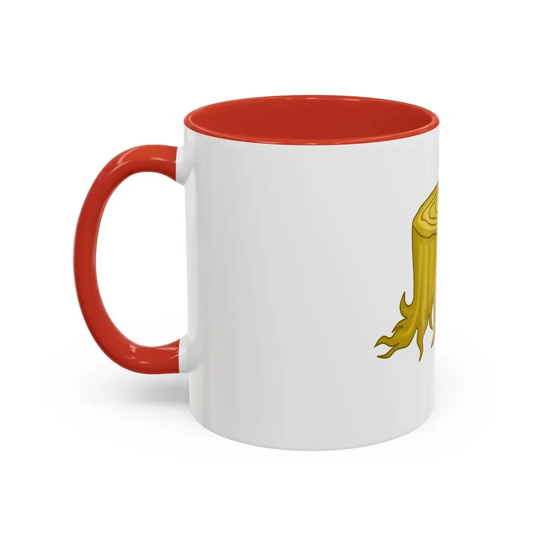 Wood Stock Badge of Edward III - Accent Coffee Mug - Go Mug Yourself