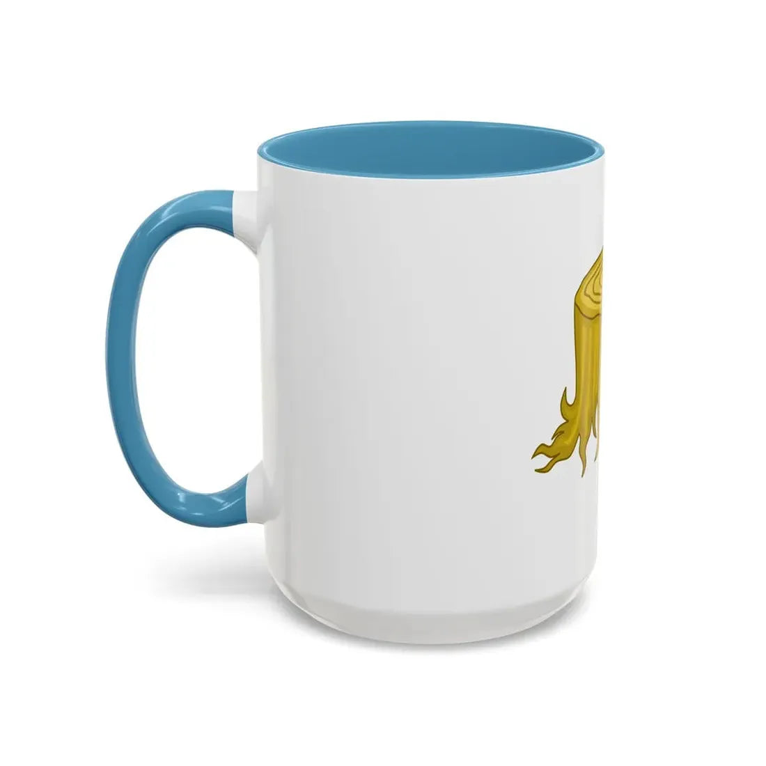 Wood Stock Badge of Edward III - Accent Coffee Mug - Go Mug Yourself