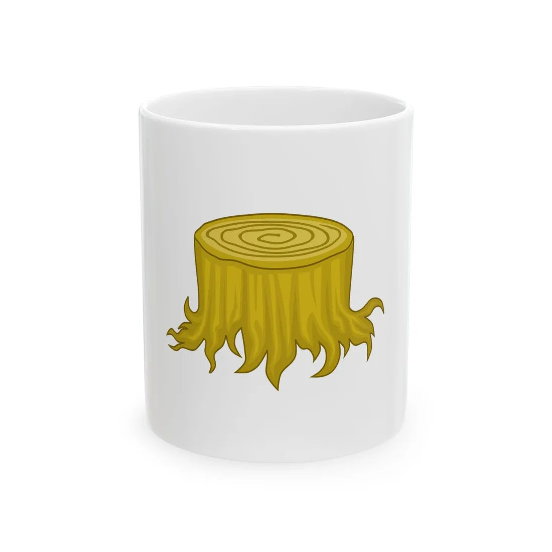 Wood Stock Badge of Edward III - White Coffee Mug 11oz - Go Mug Yourself