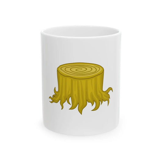 Wood Stock Badge of Edward III - White Coffee Mug 11oz - Go Mug Yourself