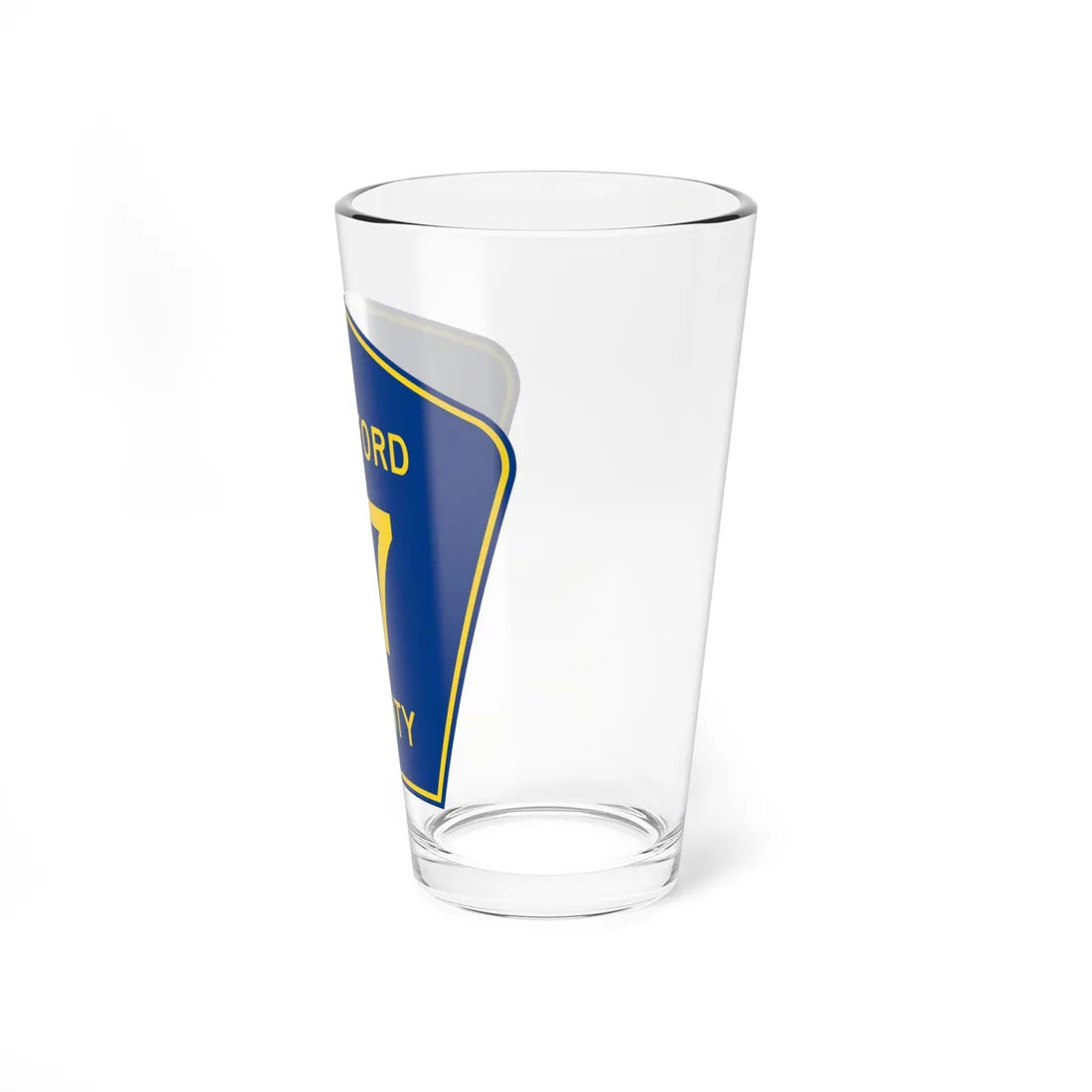 Woodford County 17 (Illinois) (Road Sign) Pint Glss 16oz - Go Mug Yourself