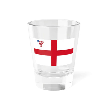 Worcester Cathedral Flag (England) Shot Glass 1.5oz 1.5oz - Go Mug Yourself