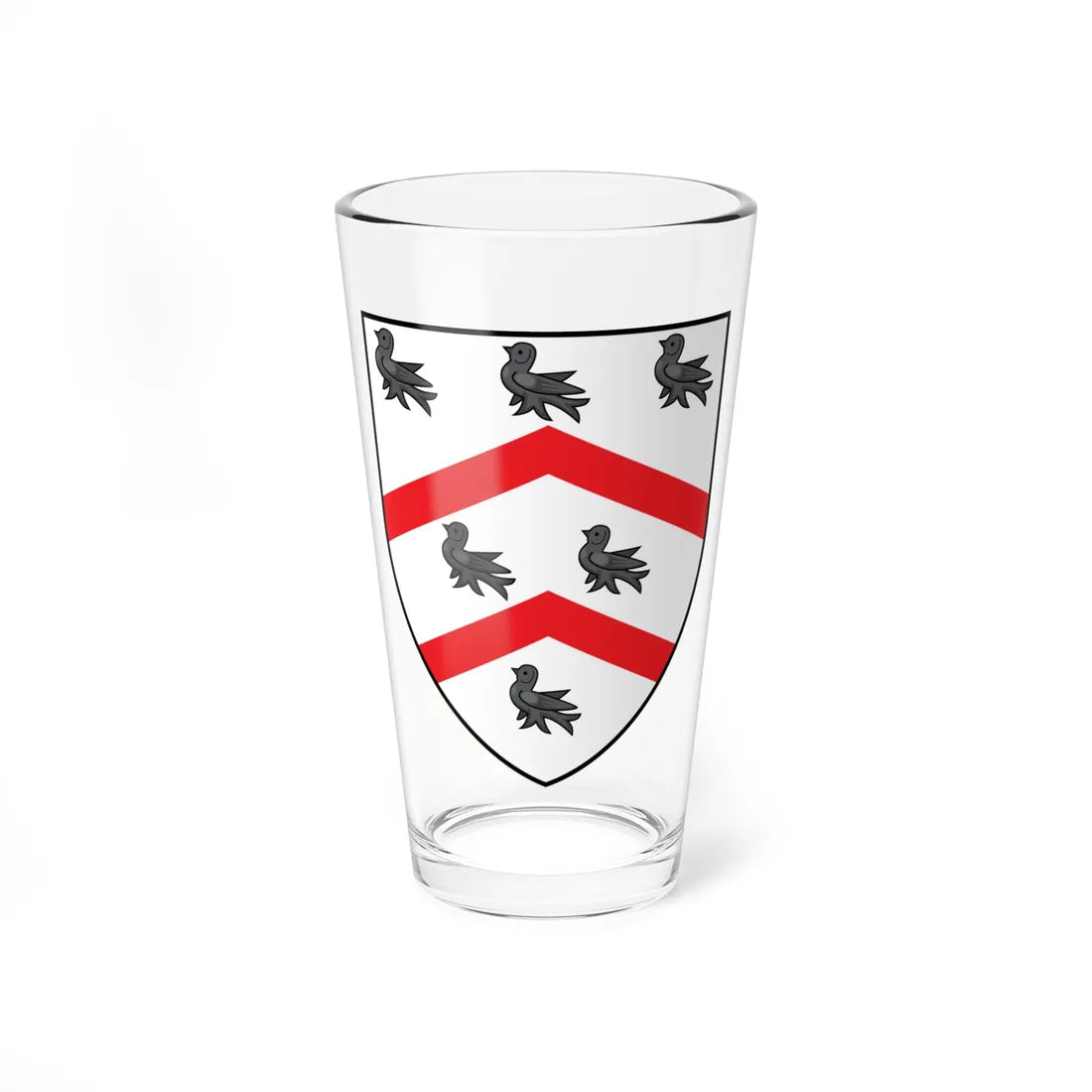Worcester College Oxford Coat Of Arms (England) (Coat of Arms) Pint Glass 16oz 16oz - Go Mug Yourself