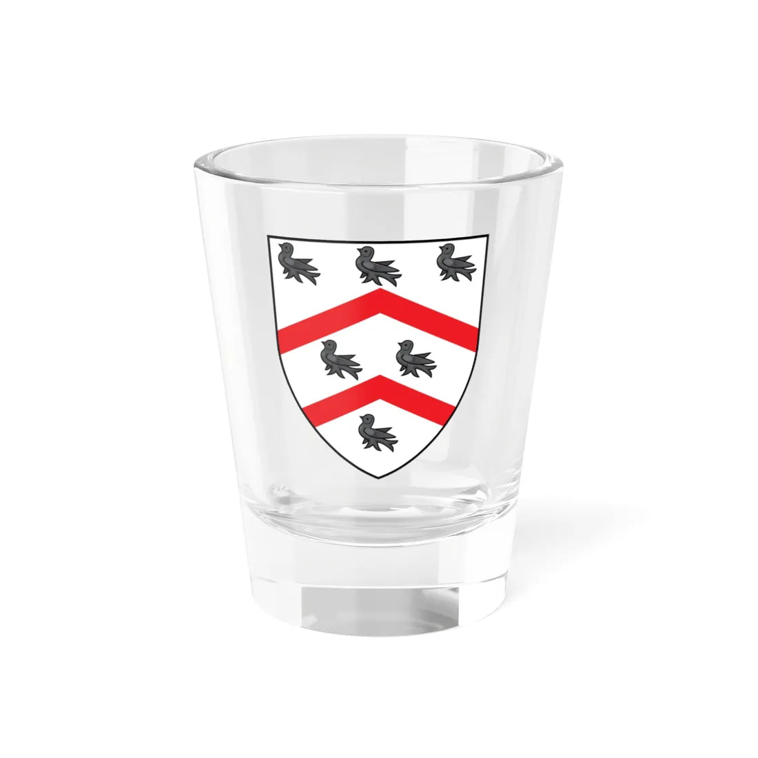 Worcester College Oxford Coat Of Arms (England) (Coat of Arms) Shot Glass 1.5oz 1.5oz - Go Mug Yourself