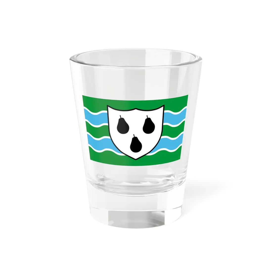 Worcestershire flag (England) Shot Glass 1.5oz 1.5oz - Go Mug Yourself