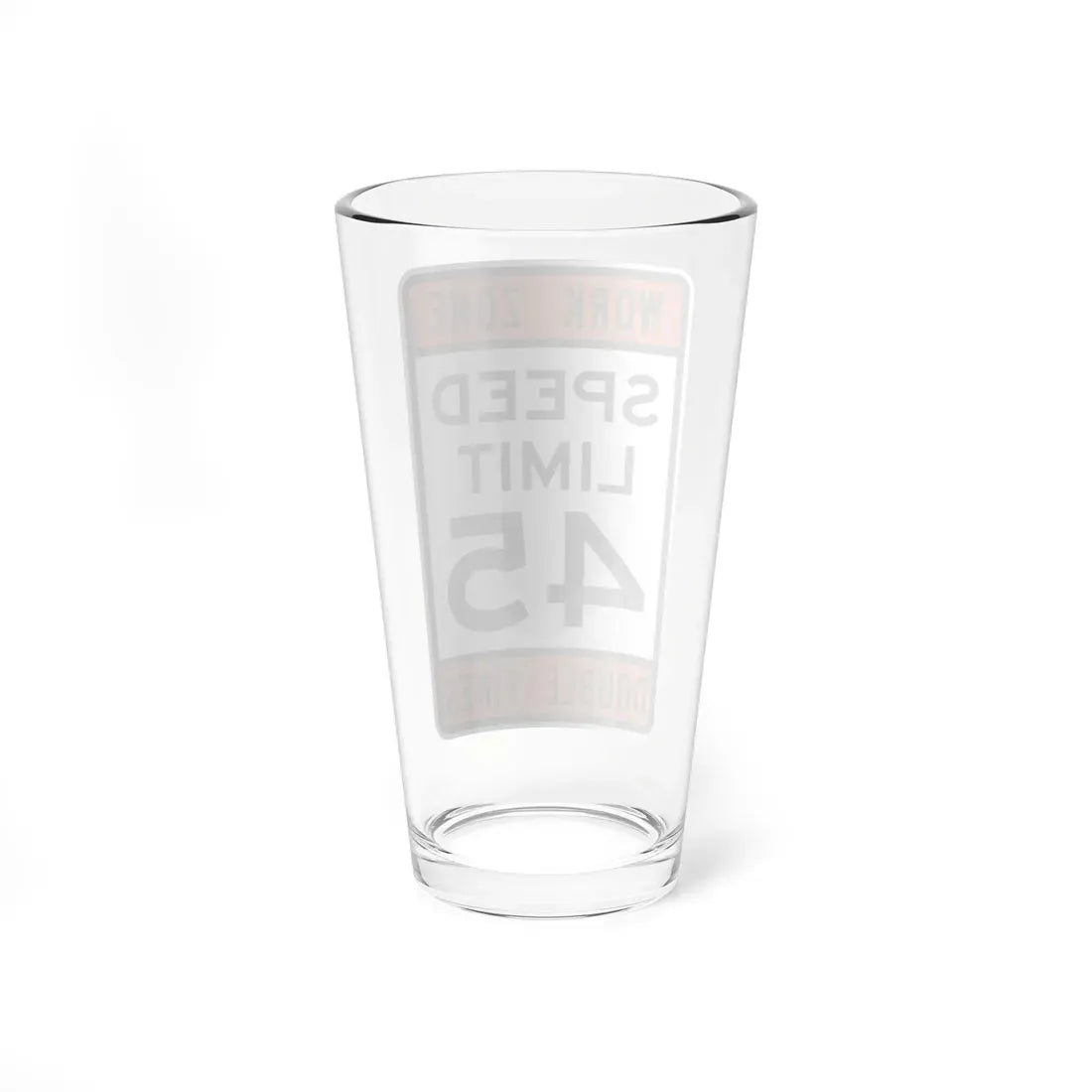 WORK ZONE SPEED LIMIT MUTCD-AK R2-100 (Alaska) (Road Sign) Pint Glass 16oz - Go Mug Yourself