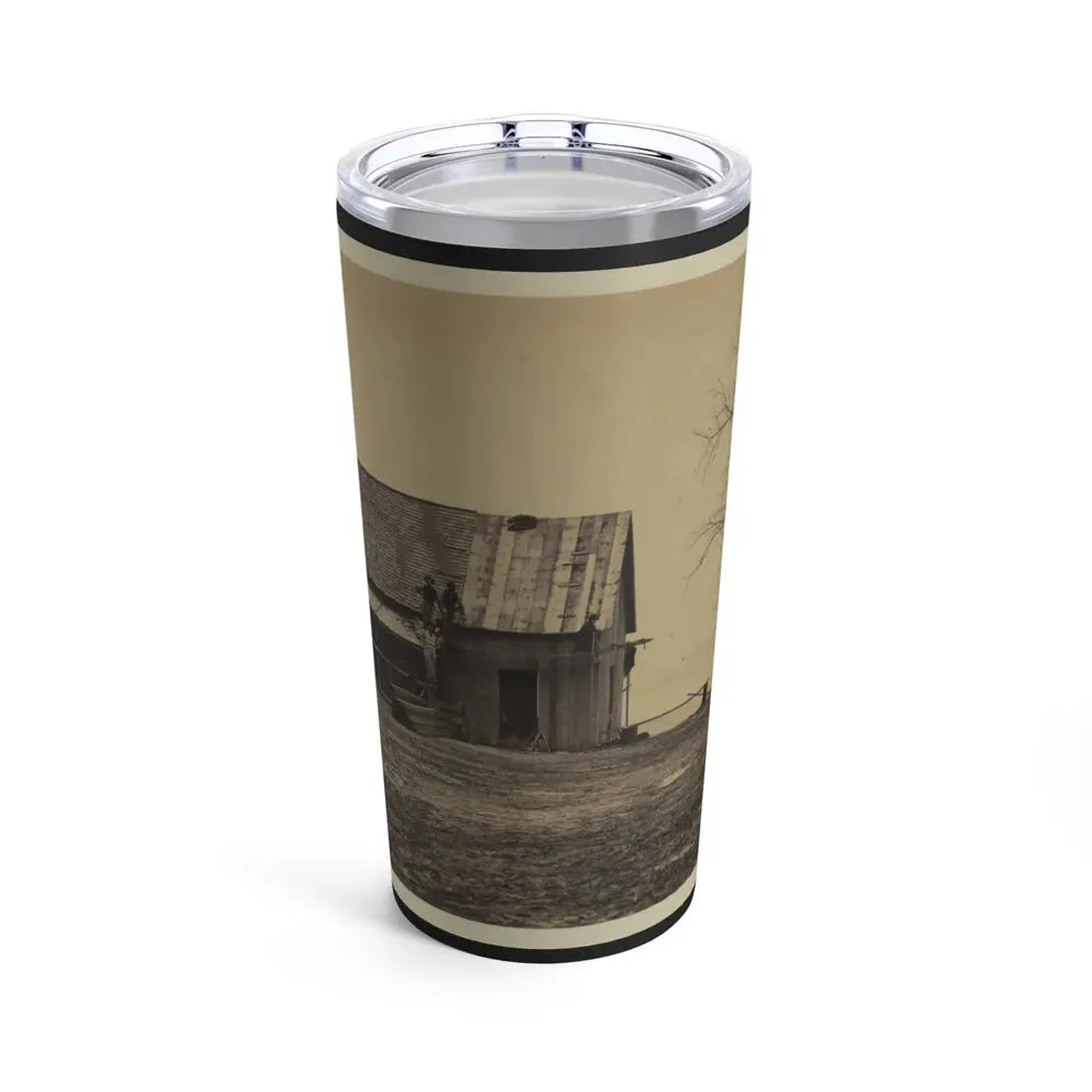 Workers Constructing A Wood Building (U.S. Civil War) Tumbler 20oz 20oz - Go Mug Yourself