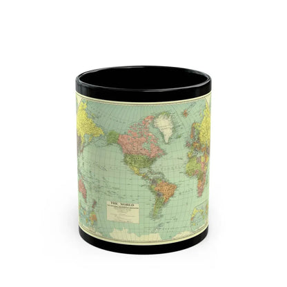 World Map (1932) (Map) Black Coffee Mug 11oz - Go Mug Yourself