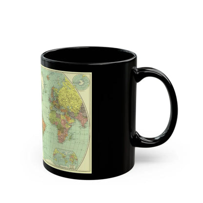 World Map (1932) (Map) Black Coffee Mug-Go Mug Yourself