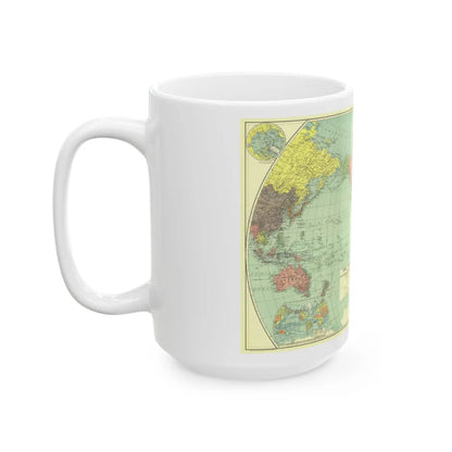 World Map (1932) (Map) White Coffee Mug-Go Mug Yourself