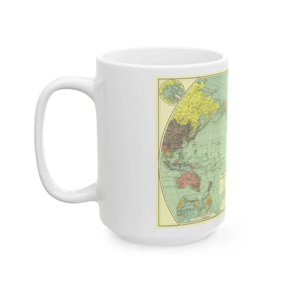 World Map (1932) (Map) White Coffee Mug - Go Mug Yourself