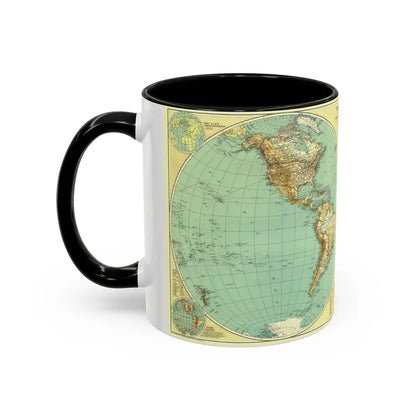 World Map (1935) (Map) Accent Coffee Mug - Go Mug Yourself
