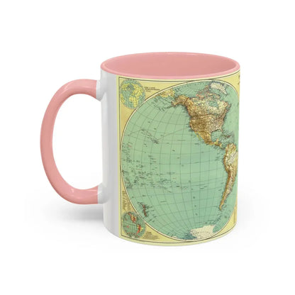 World Map (1935) (Map) Accent Coffee Mug - Go Mug Yourself