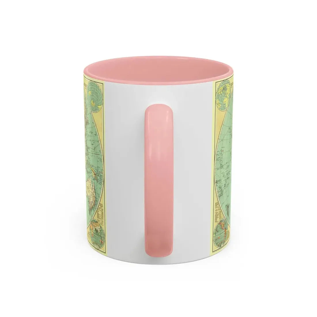 World Map (1935) (Map) Accent Coffee Mug - Go Mug Yourself