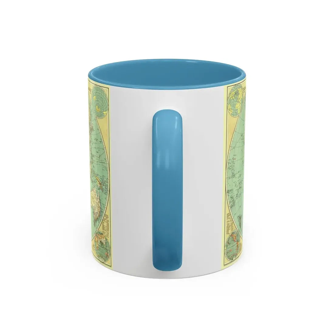 World Map (1935) (Map) Accent Coffee Mug - Go Mug Yourself