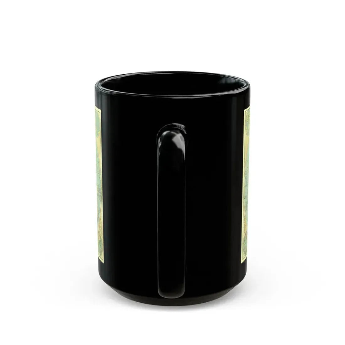 World Map (1935) (Map) Black Coffee Mug - Go Mug Yourself