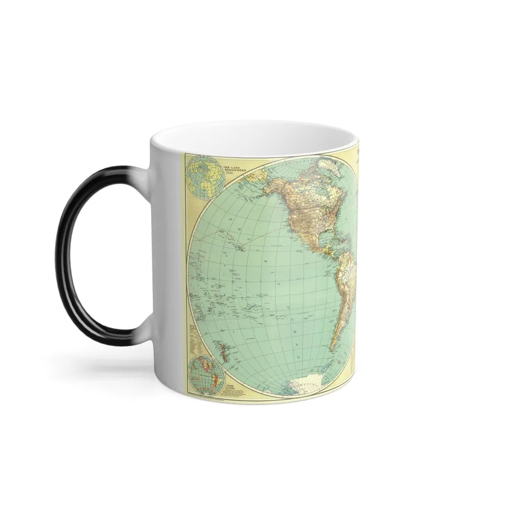 World Map (1935) (Map) Color Changing Mug 11oz-Go Mug Yourself