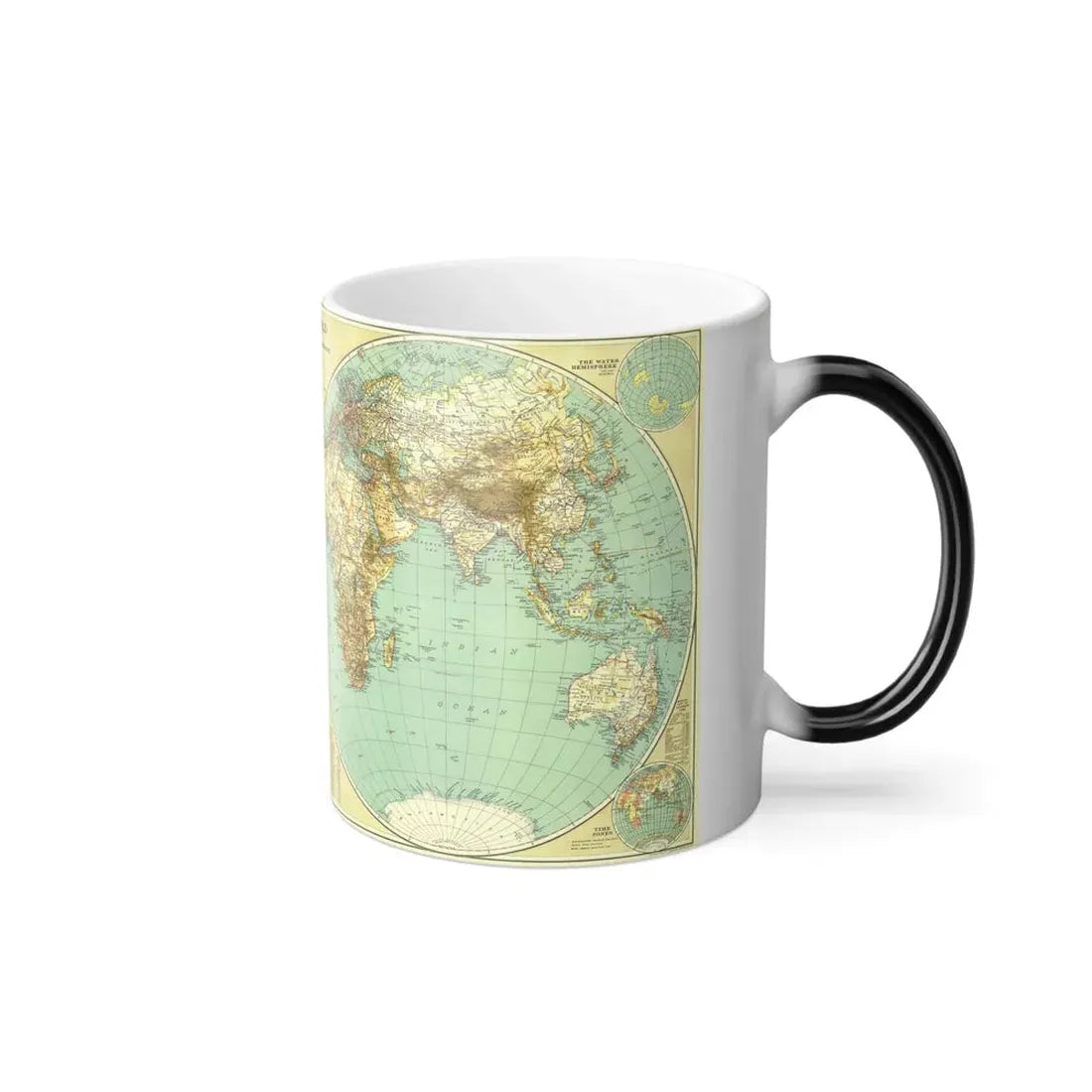 World Map (1935) (Map) Color Changing Mug 11oz - Go Mug Yourself