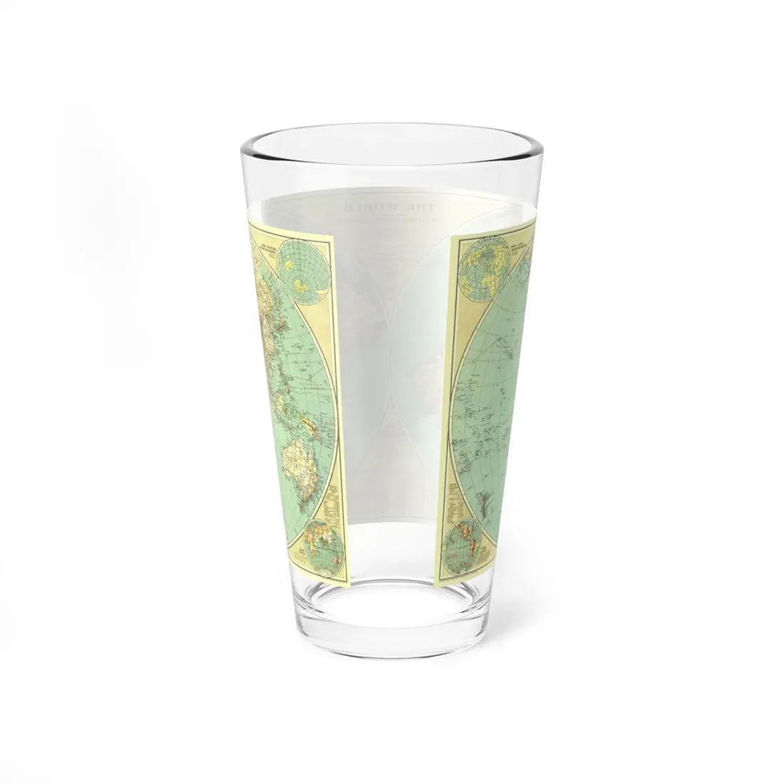 World Map (1935) (Map) Pint Glass 16oz - Go Mug Yourself