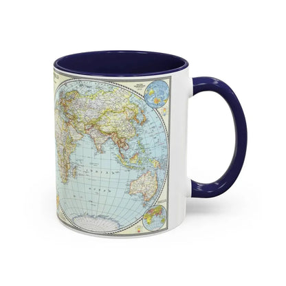 World Map (1941) (Map) Accent Coffee Mug - Go Mug Yourself