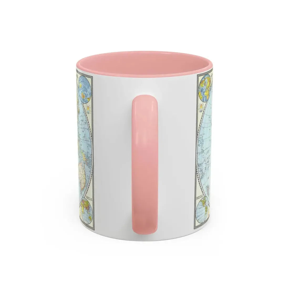 World Map (1941) (Map) Accent Coffee Mug - Go Mug Yourself