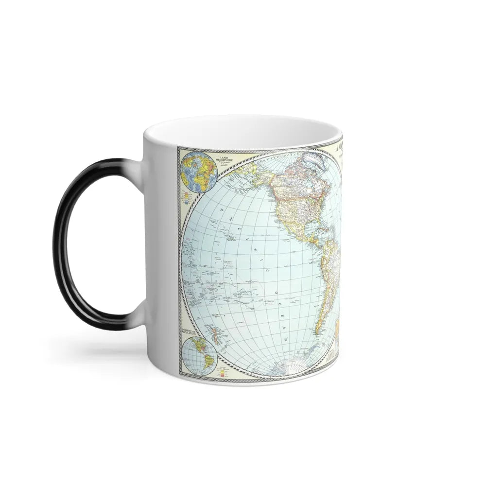 World Map (1941) (Map) Color Changing Mug 11oz-Go Mug Yourself