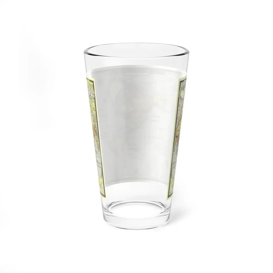 World Map (1943) (Map) Pint Glass 16oz - Go Mug Yourself