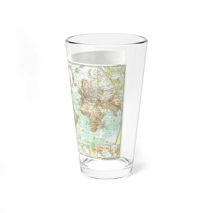 World Map (1957) (Map) Pint Glass 16oz-Go Mug Yourself