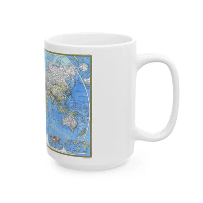 World Map (1981) (Map) White Coffee Mug - Go Mug Yourself