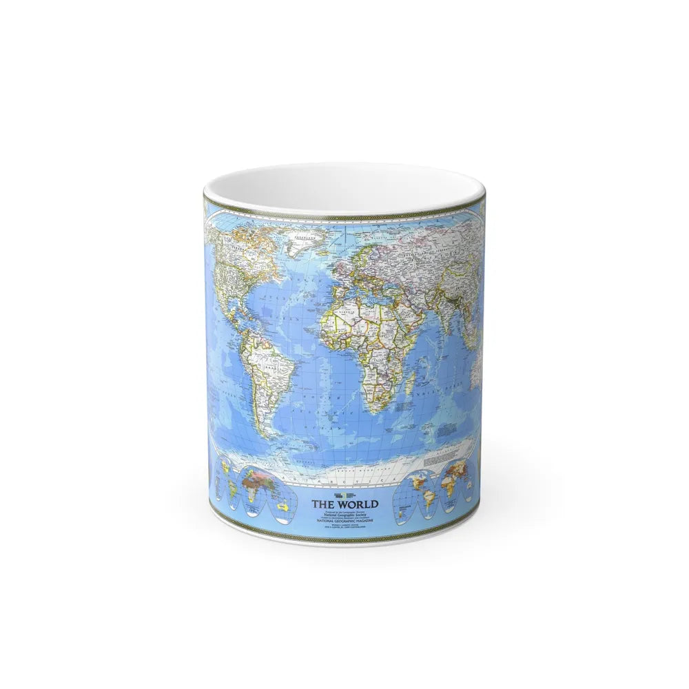 World Map (1988) (Map) Color Changing Mug 11oz-11oz-Go Mug Yourself