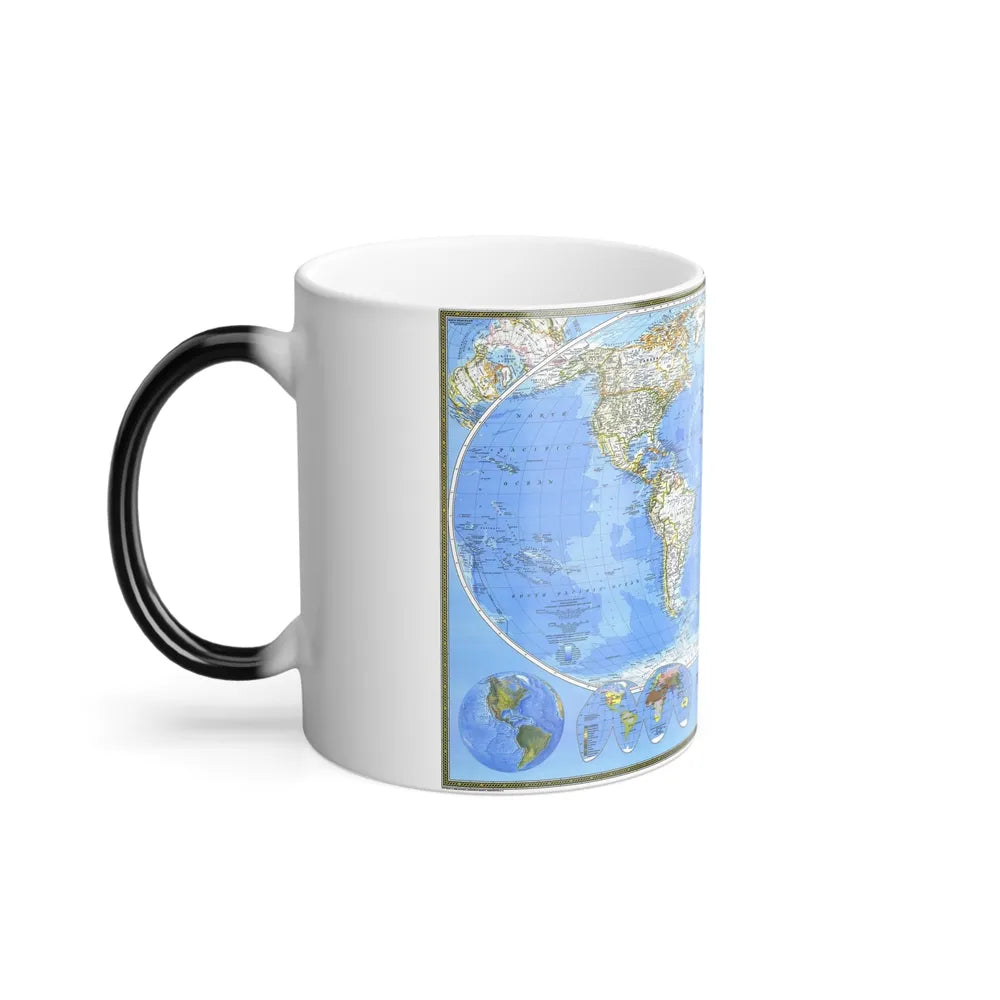 World Map (1988) (Map) Color Changing Mug 11oz-Go Mug Yourself