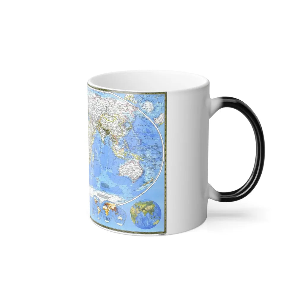 World Map (1988) (Map) Color Changing Mug 11oz-Go Mug Yourself