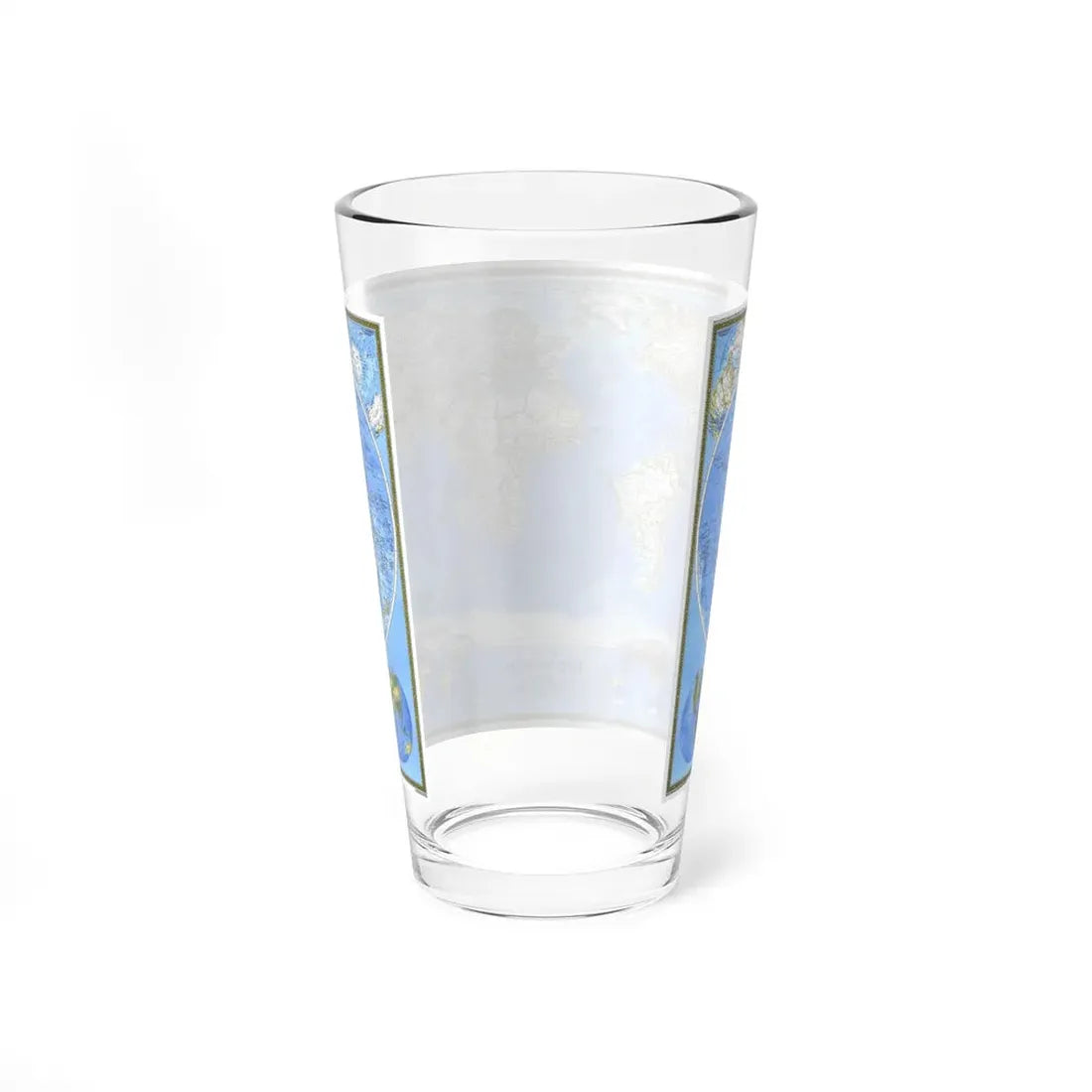 World Map (1988) (Map) Pint Glass 16oz - Go Mug Yourself