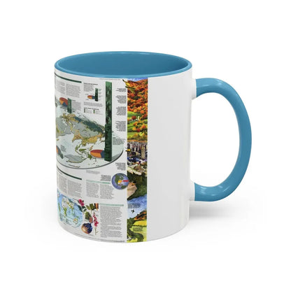 World Map - Biodiversity (1999) (Map) Accent Coffee Mug - Go Mug Yourself