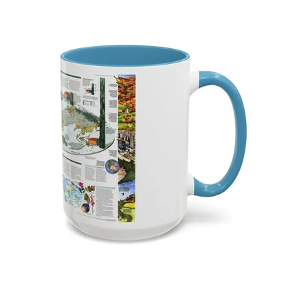 World Map - Biodiversity (1999) (Map) Accent Coffee Mug - Go Mug Yourself