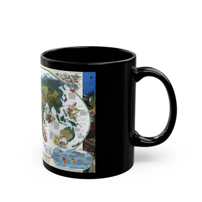 World Map - Diversity of Life (1999) (Map) Black Coffee Mug-Go Mug Yourself