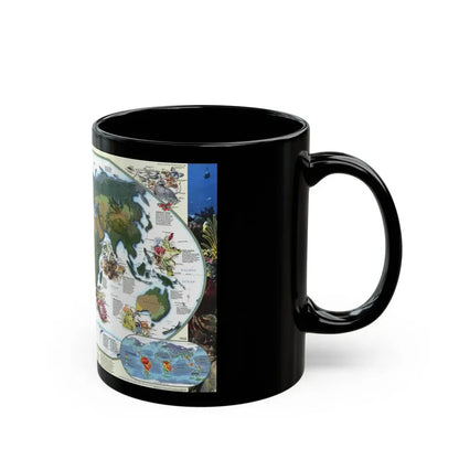 World Map - Diversity of Life (1999) (Map) Black Coffee Mug - Go Mug Yourself