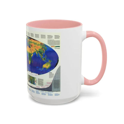 World Map - Endangered Earth (Map) Accent Coffee Mug - Go Mug Yourself