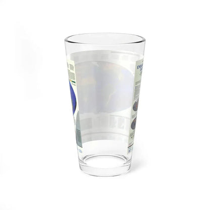 World Map - Endangered Earth (Map) Pint Glass 16oz - Go Mug Yourself