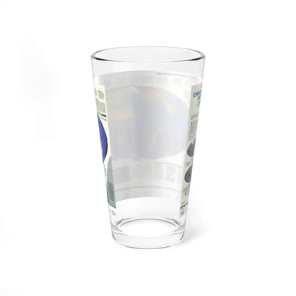 World Map - Endangered Earth (Map) Pint Glass 16oz - Go Mug Yourself