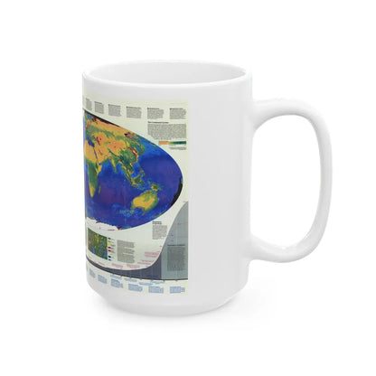 World Map - Endangered Earth (Map) White Coffee Mug-Go Mug Yourself