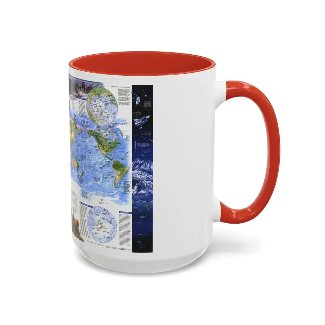 World Map - Exploration (1998) (Map) Accent Coffee Mug - Go Mug Yourself