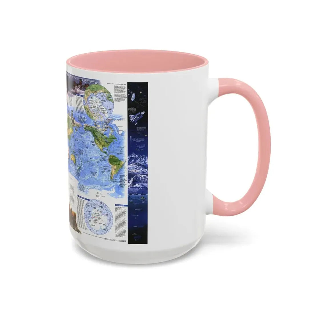 World Map - Exploration (1998) (Map) Accent Coffee Mug - Go Mug Yourself