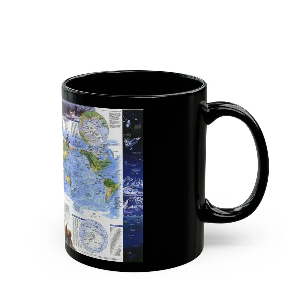 World Map - Exploration (1998) (Map) Black Coffee Mug-Go Mug Yourself