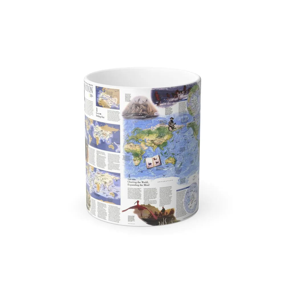 World Map - Exploration (1998) (Map) Color Changing Mug 11oz-11oz-Go Mug Yourself