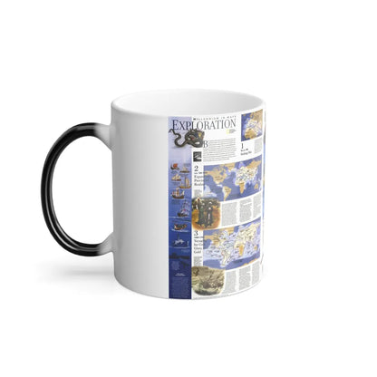 World Map - Exploration (1998) (Map) Color Changing Mug 11oz-Go Mug Yourself